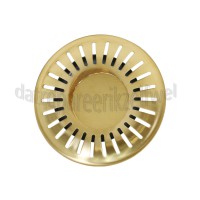 Foto van Reginox Afvoerzeef Comfort Gold Flax grote knop New York Gold Flax range 