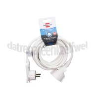 Foto van Brennenstuhl Snoer 3G1.5mm2 5 Meter Wit 3680W 16A Verlengsnoer Platte stekker Randaarde 