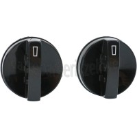 Foto van Dometic Knop 2 stuks, zwart RML8330 