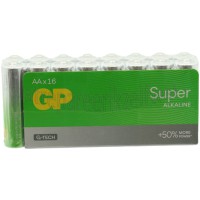 Foto van GP Batterij AA LR06 1,5V Multipack Penlite Super Alkaline 