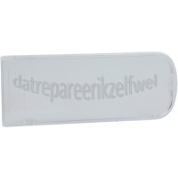 Foto van Pelgrim Glaasje Afdekplaat verlichting PSK620RVS, PSK920RVS 
