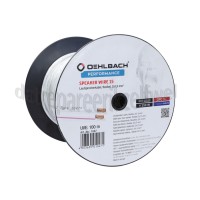 Foto van Oehlbach Luidsprekerkabel Performance 2x1,5mm Wit Rol 100 meter 