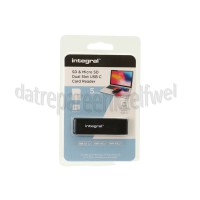 Foto van Integral Cardreader SD & Micro SD Dual Slot USB-C USB 3.0, USB Type-C 