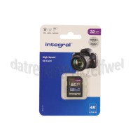 Foto van Integral Memory card High Speed, Class 10, V30 32GB, 4K, UHS-I, Klasse 1-specificatie 