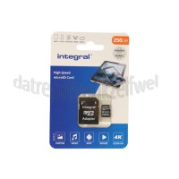 Foto van Integral Memory card High Speed, Class 10 (incl.SD adapter) Micro SDHC card 256GB 100MB/s 