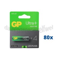 Foto van GP Batterij AA LR06 1,5V Penlite Ultra Plus Alkaline 