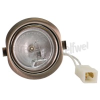 Foto van Atag Lamp Spotje 20W Halogeen, RVS Rand ES9192EMUU, WS9192EMUU 