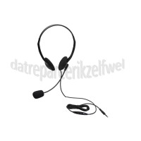 Foto van ACT Hoofdtelefoon Chat headset met verstelbare microfoon Stereo 3.5mm jackplug 