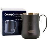 Foto van DeLonghi Reservoir Melkopschuimkan Zwart Capuccino, caffe latte, latte macchiato, 500ml 