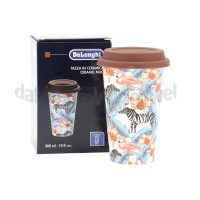 Foto van DeLonghi Thermosbeker Keramische beker met dubbele wand Animals, 300 ml 