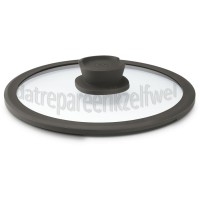 Foto van BergHOFF Deksel LEO Glazen Deksel Stone 28cm 