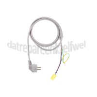Foto van Samsung Aansluitkabel Snoer Grijs, Lengte 1,5 m. WW70K5400WW, DV90K6000CW 