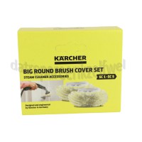 Foto van Karcher Doekenset Microvezelhoezen grote ronde borstel SC1, SC2, SC3, SC4, SC5 
