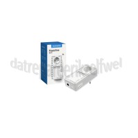 Foto van Technetix Repeater Powerline G.Hn WiFi (Fast roaming) inclusief 1 meter CAT6-kabel 
