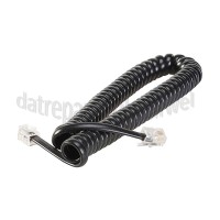 Foto van Aansluitkabel RJ10 (M) - RJ10 (M), zwart, 2 m 
