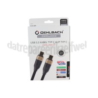 Foto van Oehlbach USB Kabel Data Link CC kabel USB-C 3.1, 2 meter 