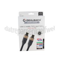 Foto van Oehlbach Computer Data Link CC kabel USB-C 3.1, 3 meter 