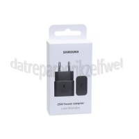 Foto van Samsung Oplader Wall adapter, Zwart tot 25W Fast Charging USB-C 