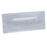 Foto van Faber Glaasje Verlichting, Afdekking Strip X A60, Flexa Inox A60 FB EXP 