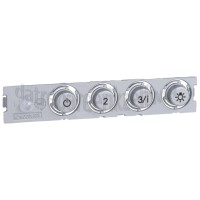 Foto van Faber Knop Knoppenset Strip Smart EV8 X A90, Lithos EV8 A45 Nobilia/2 