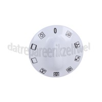 Foto van Gorenje Knop Draaiknop, wit EC775W, K776W 