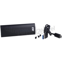 Foto van ACT USB Kabel Aluminium, draagbare behuizing USB-C 3.2 Gen2 M.2 NVMe/PCIe SSD 
