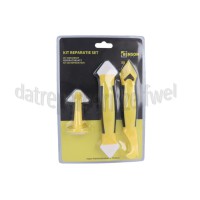 Foto van Benson Reparatieset Kit, 3 Delig Siliconen, latex en acryl kit 