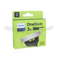 Foto van Philips Scheerblad OneBlade 360, 3 Pak OneBlade 