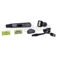 Foto van Philips Scheerapparaat OneBlade Pro 360 Trimmen, scheren. stylen 