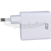 Foto van ACT USB Oplader USB-C & USB-A lader 65W Power Delivery PPS, Quick Charge, GaNFast 