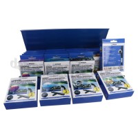 Foto van Benson Luchtverfrisser Aluminium Mix 24 stuks Auto, Ventilatierooster 