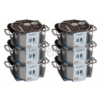 Foto van BergHOFF Pan Helix Kookpan met deksel 18cm Inductie, Halogeen, Vitrokeramisch, Gas 