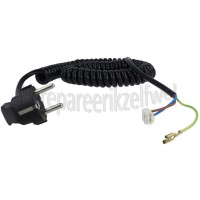 Foto van Dometic Kabel Aansluitkabel, krulsnoer 3,6m spiraal zwart DS400BIU 