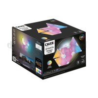 Foto van Calex Ledlamp Smart Driehoek Wandlamp - RGBIC - Wit Calex Smart App, Amazon Alexa, Google Home 