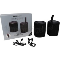 Foto van Musthavz Speaker Groove Duo True Wireless Speaker 2x 10W, IPX5, 2000mAh 