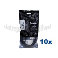 Foto van Netvoedingskabel Voedingskabel C13, 230V, 1.8 Meter, 3x0.75mm2 