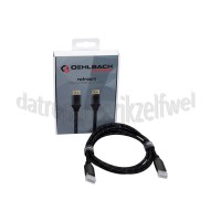 Foto van Oehlbach Displayport Kabel Refresh! DisplayPort 2.1 Kabel 2 Meter Bandbreedte tot 80 Gbps 