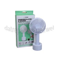 Foto van Benson Ventilator Hand Oplaadbaar, Wit 