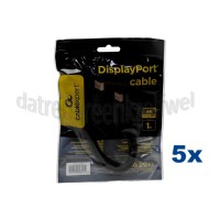 Foto van Displayport Kabel Displayport - Displayport 1 Meter Digitaal beeld- en audio-overdracht, 4K/UHD 