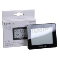 Foto van Boneco Temperatuurmeter Thermo-hygrometer Zwart 