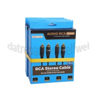 Foto van Golden Note Tulp Kabel 2x Tulp RCA Male - 2x Tulp RCA Male 1.5 Meter 