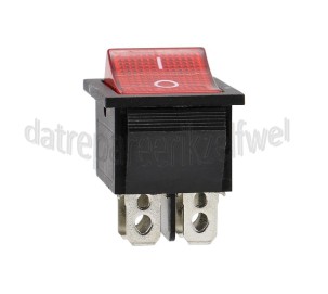 Foto van Schakelaar invries -met rood lampje- 