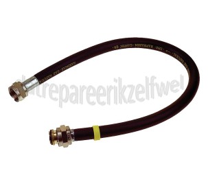 Foto van Gasslang Rubber flexibel voor losse apparaten Gastec 40 cm met koppelingen 