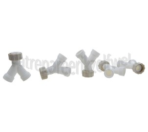 Foto van Verbindingsstuk Y model -kunststof-, zonder rubbers 3/4 