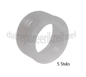 Foto van Ring Schroefbus wit 32 mm 