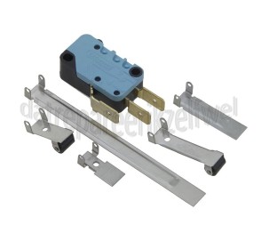 Foto van Schakelaar Micro switch, maak-breek + beugeltjes 