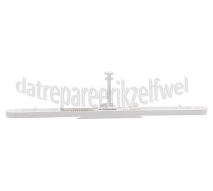 Foto van Bauknecht Slotplaat v. deurgreep -wit- lang TRA 2250-TRK 2870 
