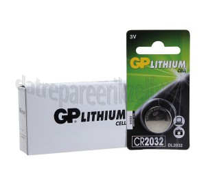 Foto van GP Batterij Knoopcel CR2032 3V DL2032 Lithium 