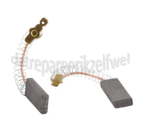 Foto van Alternatief Koolborstel set, 12 x 5 met veer/klem WM 6.. serie 
