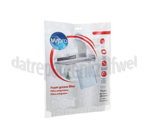 Foto van WPRO Filter Wasemkap plat met verzadigingsindicator Afm. 470 x 970 mm 